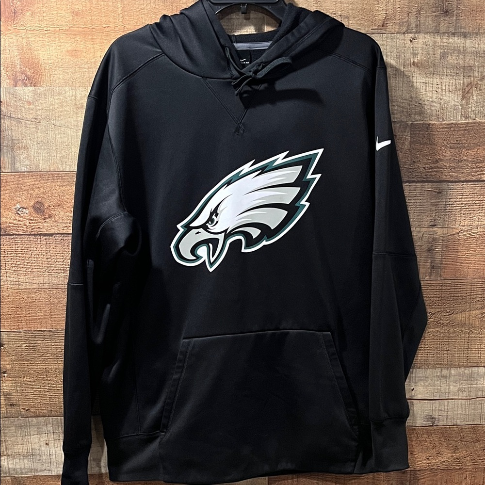 Nike Therma-Fit Philadelphia Eagles Black Hoodie men's large